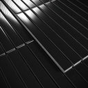 Linear Onyx Shadow Black Glazed Porcelain Mosaic Tile Sample