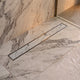 Linear Brushed Stainless Tileable Wetroom Waste Kit
