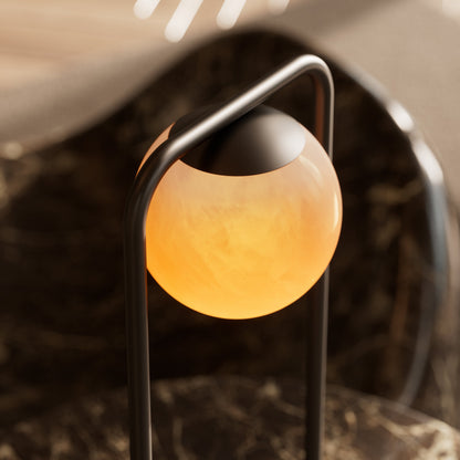 Amelie Alabaster & Deep Bronze Table Lamp
