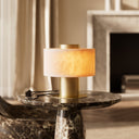 Odette Alabaster & Brushed Gold Table Lamp