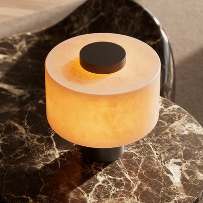 Odette Alabaster & Deep Bronze Table Lamp