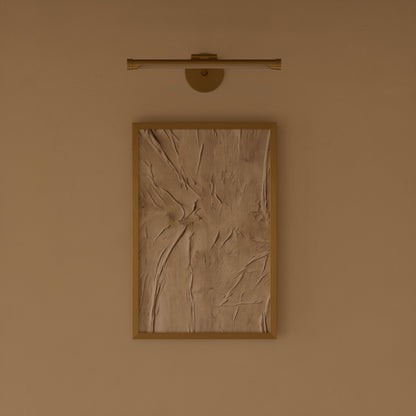 Louvre Brushed Gold Dimmable LED Picture Light 300mm