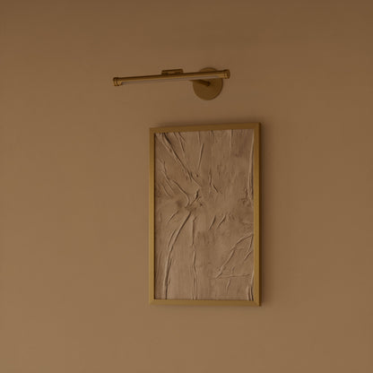 Louvre Brushed Gold Dimmable LED Picture Light 300mm