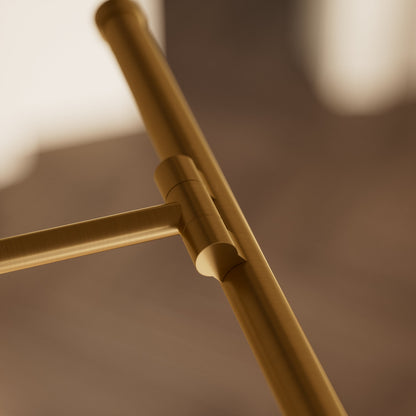 Louvre Brushed Gold Dimmable LED Picture Light 300mm