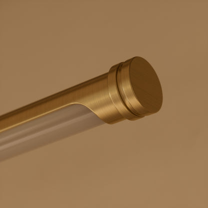 Louvre Brushed Gold Dimmable LED Picture Light 600mm