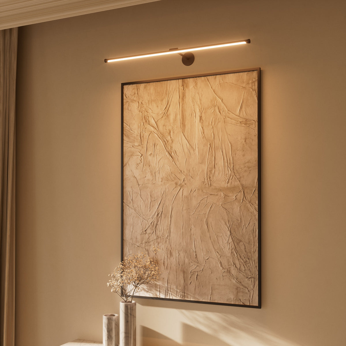 Louvre Deep Bronze Dimmable LED Picture Light 900mm