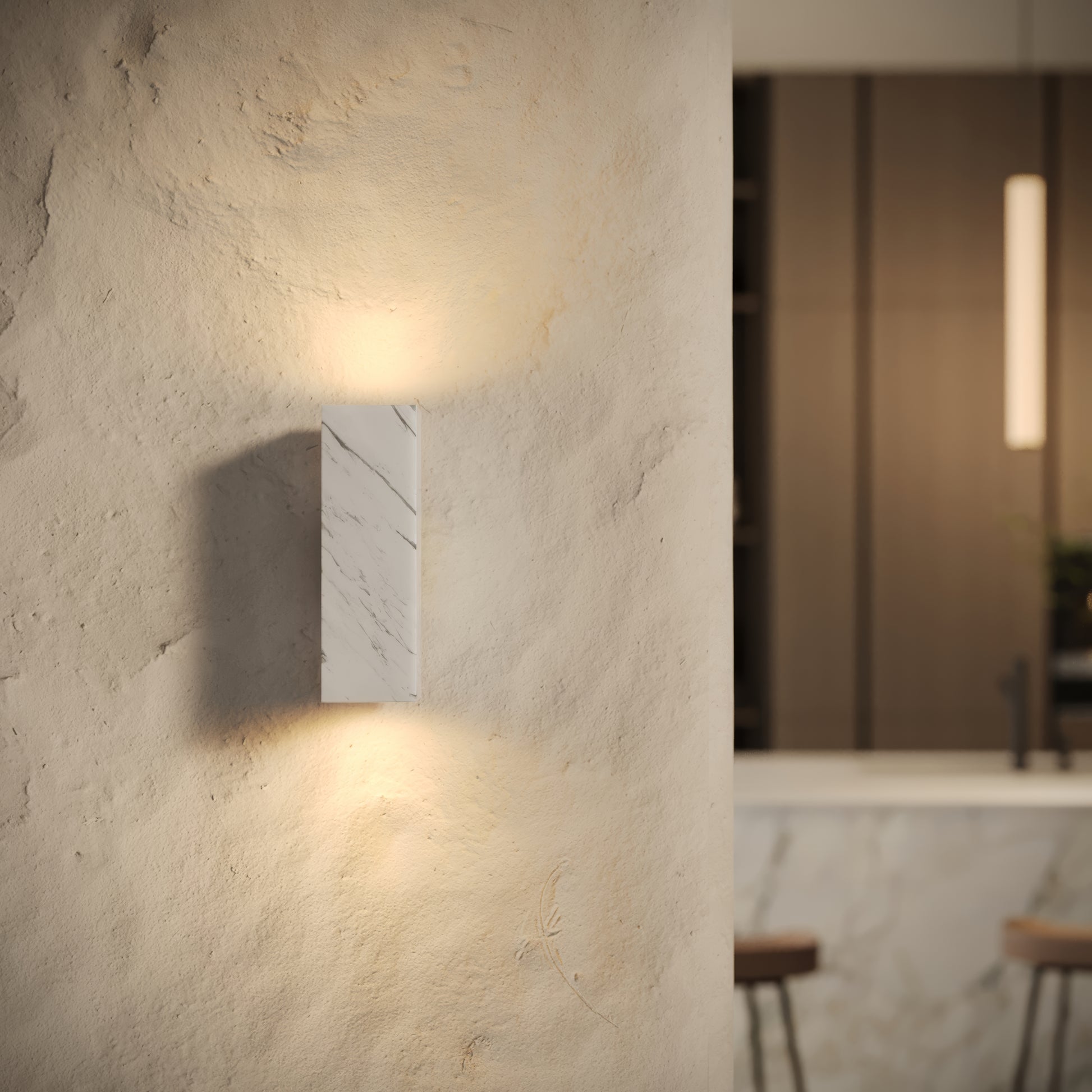 Lumina Volakas Wall Sconce Light 250mm