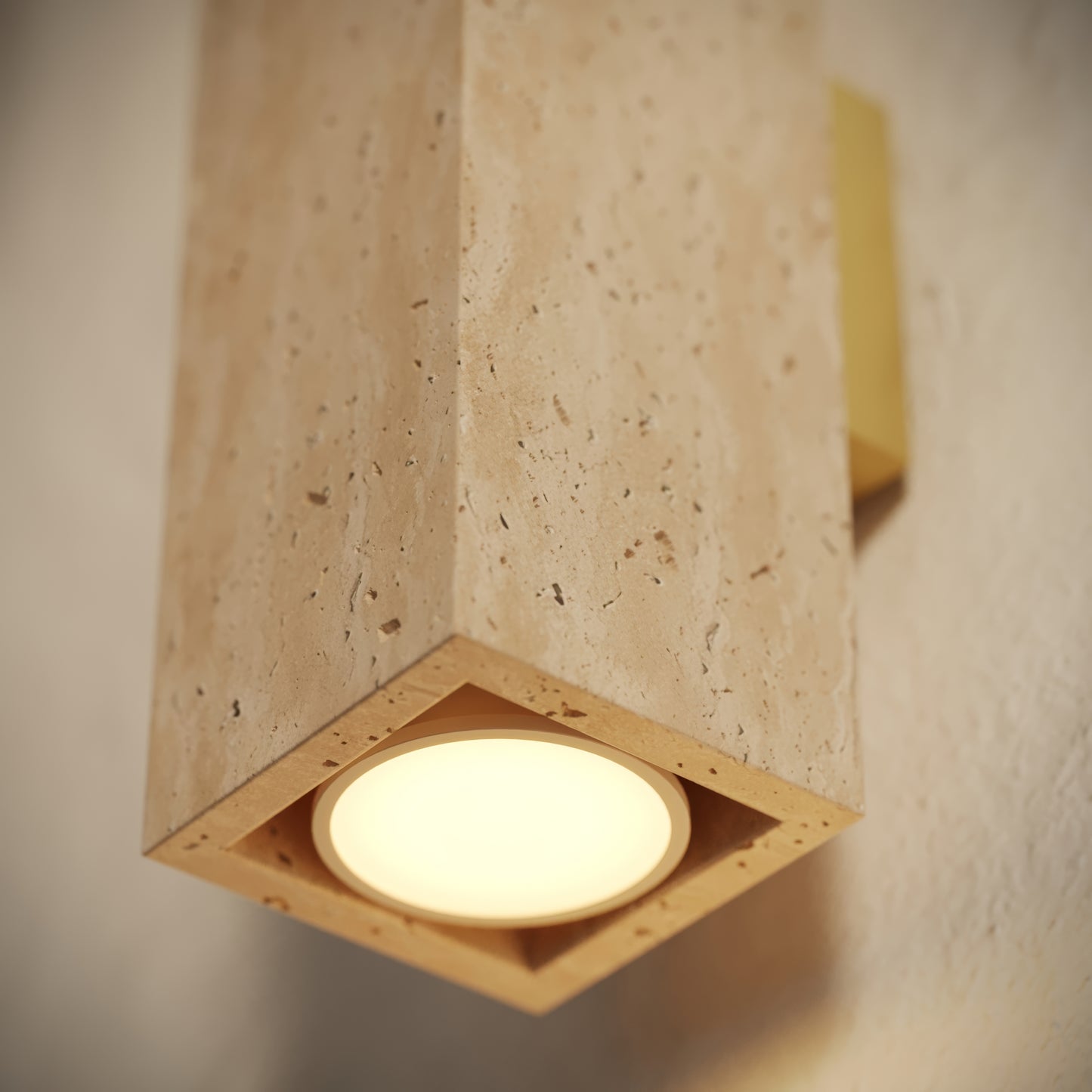 Lumina Travertine Wall Sconce Light 250mm
