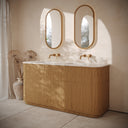 Cheval Natural Oak Floorstanding Vanity Unit with Basin 1800mm