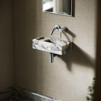 Artista Arabescato Marble Wall Hung Basin 400 - 1200mm