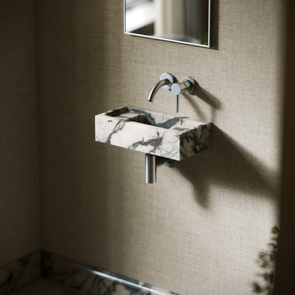 Artista Calacatta Viola Marble Wall Hung Basin 400 - 1200mm