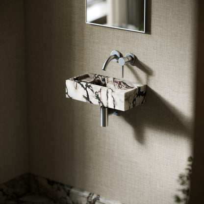 Artista Calacatta Viola Marble Wall Hung Basin 400 - 1200mm