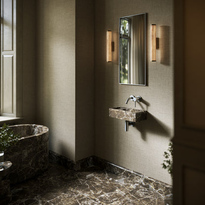 Artista Dark Emperador Marble Wall Hung Basin 400 - 1200mm
