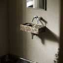 Artista Dark Emperador Marble Wall Hung Basin 400 - 1200mm