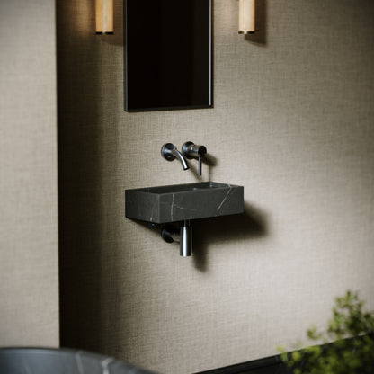 Artista Pietra Grey Marble Wall Hung Basin 400 - 1200mm