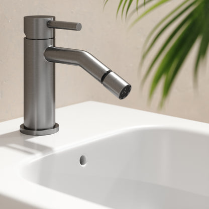Luxe Brushed Stainless Bidet Tap