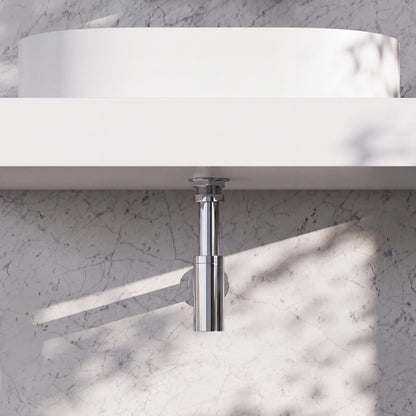 Luxe Chrome Round Bottle Trap