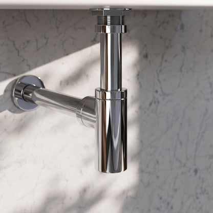 Luxe Chrome Round Bottle Trap