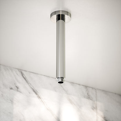 Luxe Chrome Ceiling Mount Shower Arm 200mm