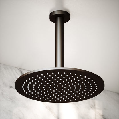 Deep Bronze Ceiling Mount Shower Arm 200mm