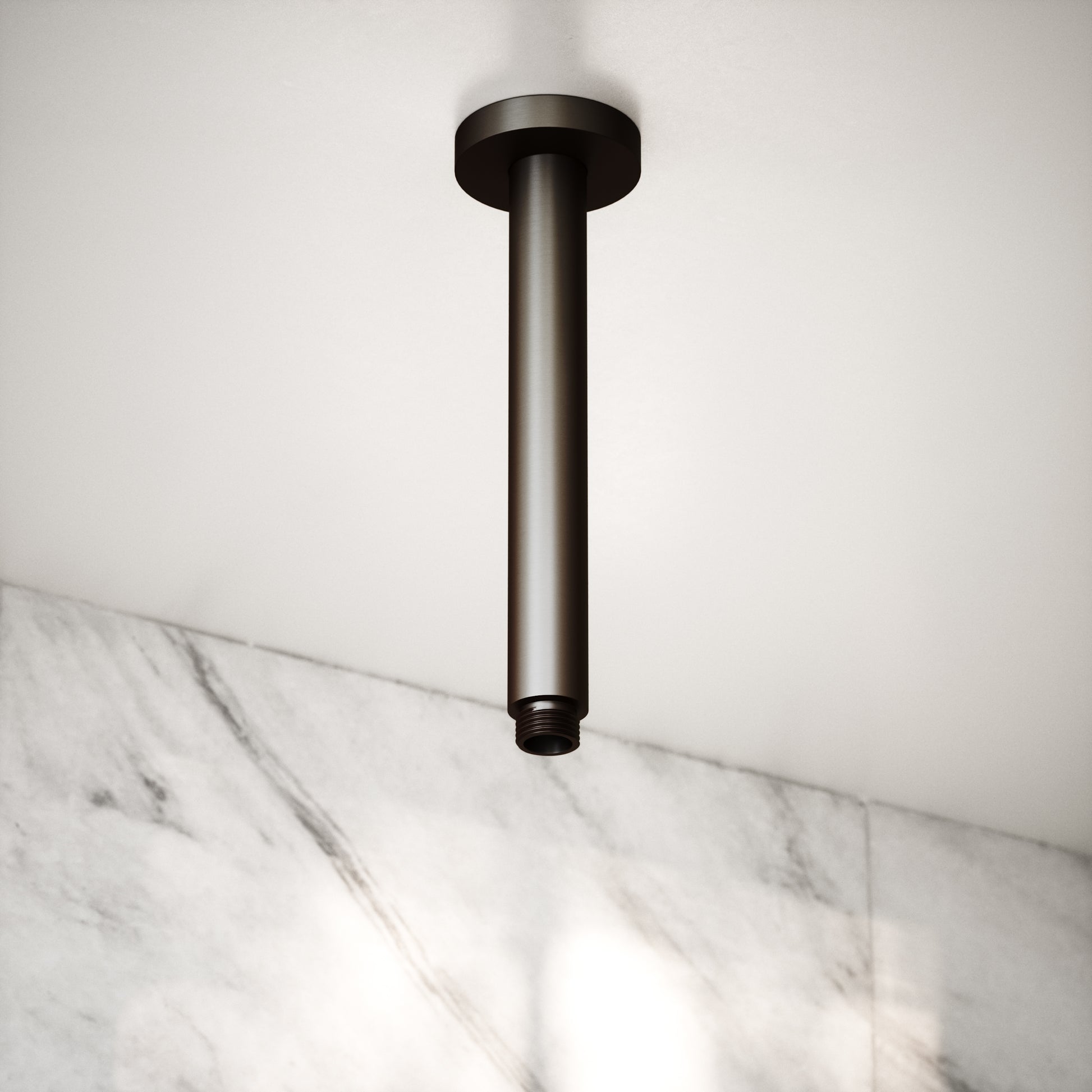 Deep Bronze Ceiling Mount Shower Arm 200mm