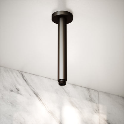 Deep Bronze Ceiling Mount Shower Arm 200mm