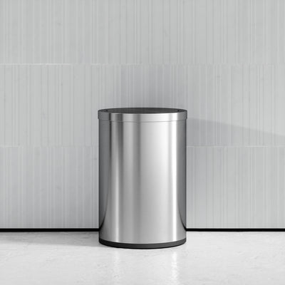 Lusso Cestino Brushed Stainless 9 Litre Swing Lid Bin