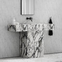 Concerto Arabescato Marble Pedestal Basin 1200mm