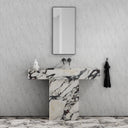 Concerto Calacatta Viola Marble Pedestal Basin 1200mm