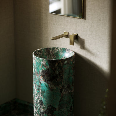 Designo Tiffany Marble Pedestal Basin 400mm