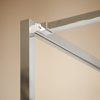 Designo Chrome Shower Screen (All sizes)