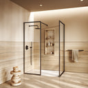 Designo Deep Bronze Complete Walk In Shower Enclosure - KIT B - All Sizes