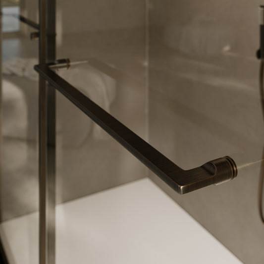 Dolce Brushed Bronze Sliding Door with Soft Close 1200mm