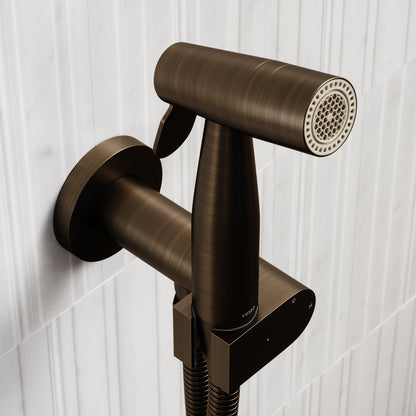 Lusso Brushed Bronze Temperature Control Douche Shower Spray Kit