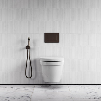 Lusso Deep Bronze Temperature Control Douche Shower Spray Kit