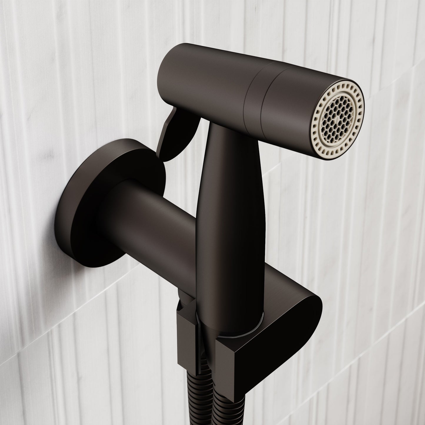 Lusso Deep Bronze Temperature Control Douche Shower Spray Kit