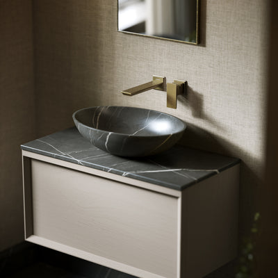 Elegance Pietra Grey Marble Countertop Basin 500mm