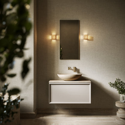 Elegance Travertine Stone Countertop Basin 500mm