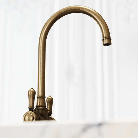 Filtrata Clarence Aged Bronze 4 in 1 Traditional Boiling Water Tap