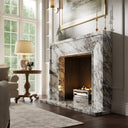Beaumont Calacatta Viola Honed Marble Fireplace 1600mm