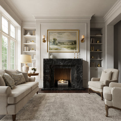 Collingham Nero Marquina Honed Marble Fireplace 1600mm