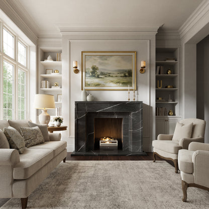 Collingham Pietra Grey Honed Marble Fireplace 1600mm
