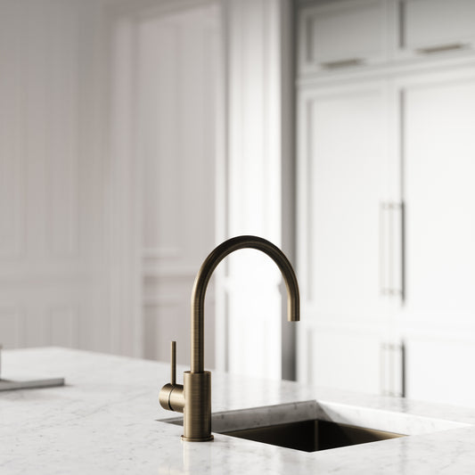Giro Single Lever Kitchen Mixer Tap Brushed Bronze