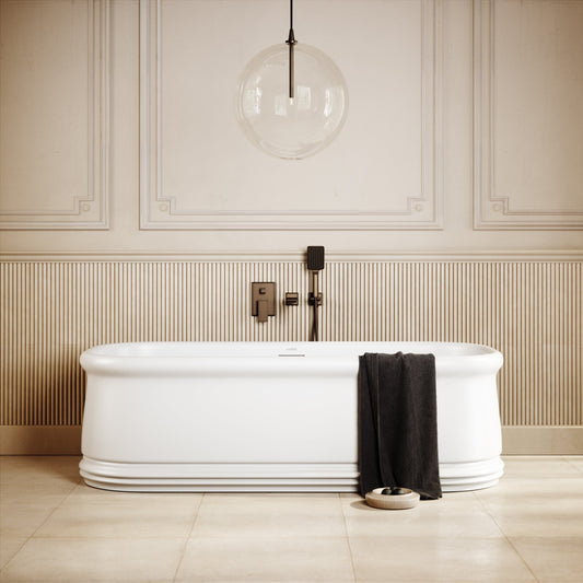 Grandeur Freestanding Stone Bath 1780mm