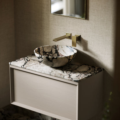 Italia Calacatta Viola Marble Countertop Basin 400mm