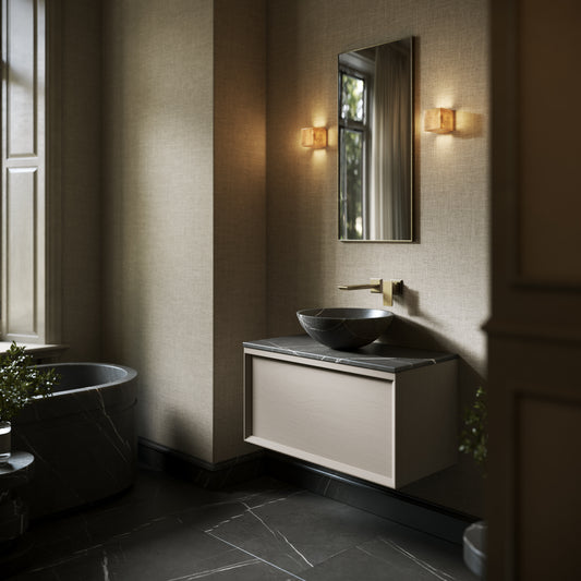 Italia Pietra Grey Marble Countertop Basin 400mm