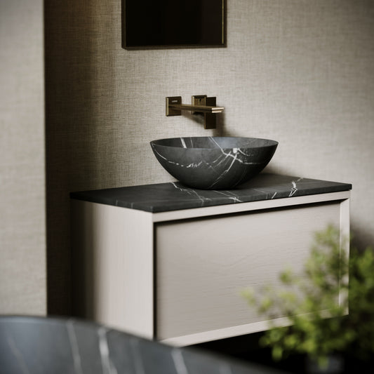 Italia Pietra Grey Marble Countertop Basin 400mm
