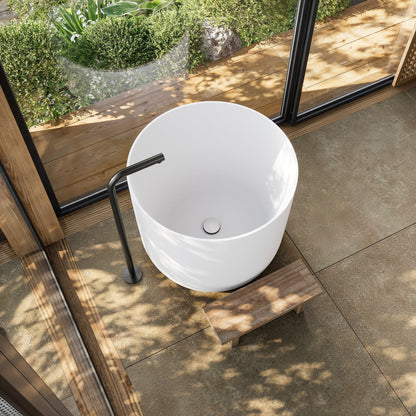 Lusso Light Yu Freestanding Japanese Soaking Bath 760mm