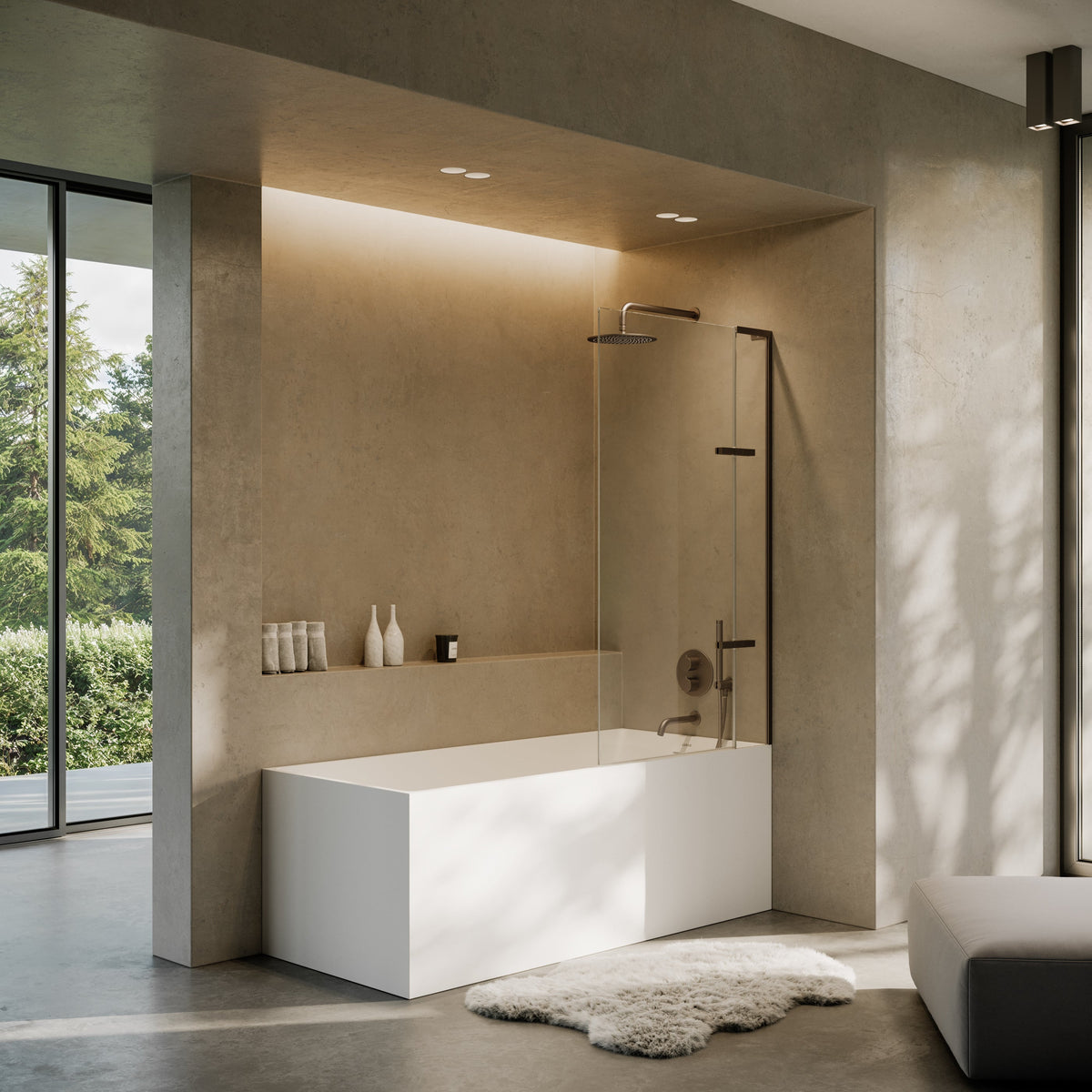 Lusso Light Kube Freestanding Bath 1700mm