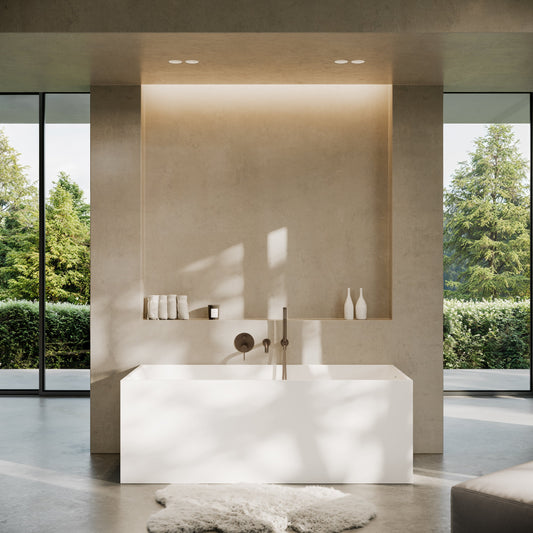 Lusso Light Kube Freestanding Bath 1700mm